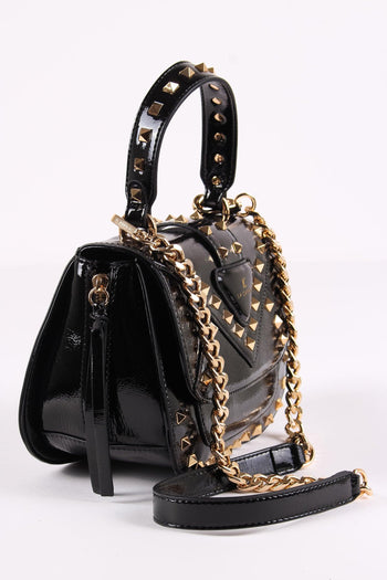 Tracolla Grande Vernice Black - 5