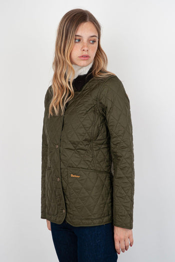 Annandale Quilt Jacket Sintetico Verde Oliva - 3