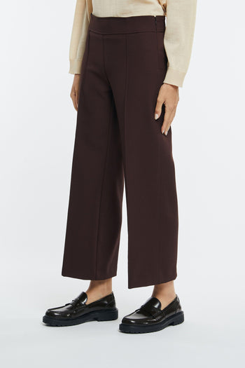 Pantalone crop in crepe tecnico - 3