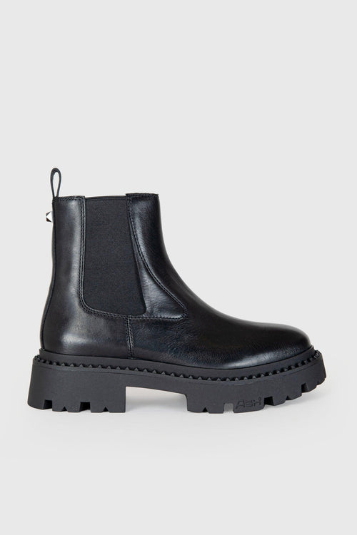 Stivaletto Beatle Genesis Stud Nero in Pelle Donna