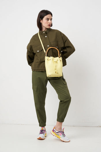 Washed Cotton Jacket 9031 Green - 2