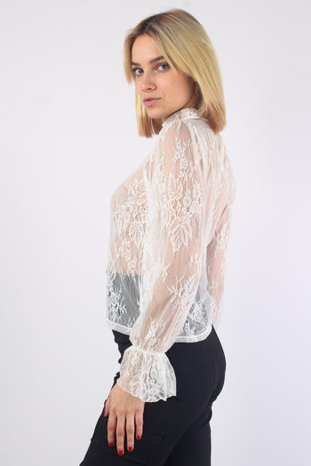 Blusa Pizzo Bianco - 5