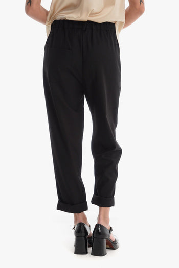 Pantalone Nero Donna alla caviglia - 4