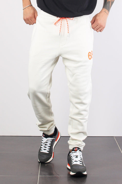 Pantalone Logo Fluo Bianco - 2