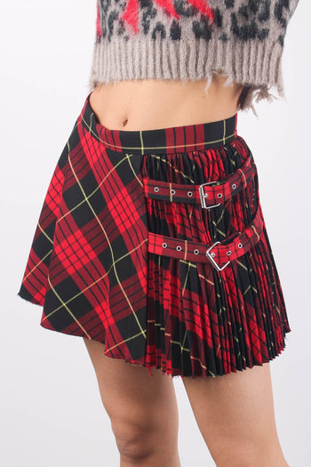 Gonna Kilt Pieghe Punk Red - 7