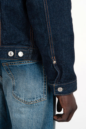 Giubbotto Denim Blu Scuro I03360401-02 - 7