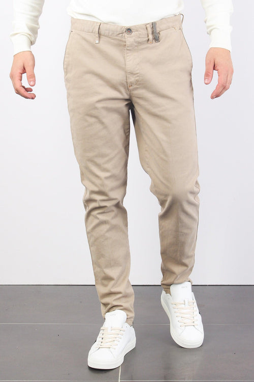 Pantalone Chino Basico Sabbia - 2