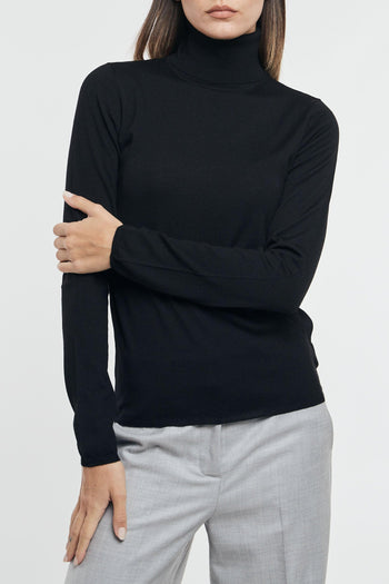 Maglia Dolcevita Nero Donna - 2
