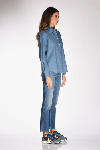 Camicia Denim Blu Jeans Donna - 4