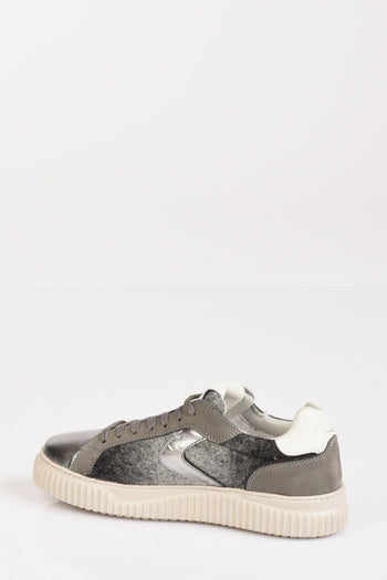 Sneakers Feltro Grigio/nero Donna - 5