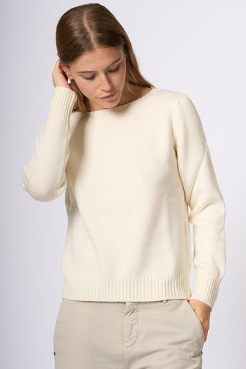 Maglia Barchetta Latte Donna - 2