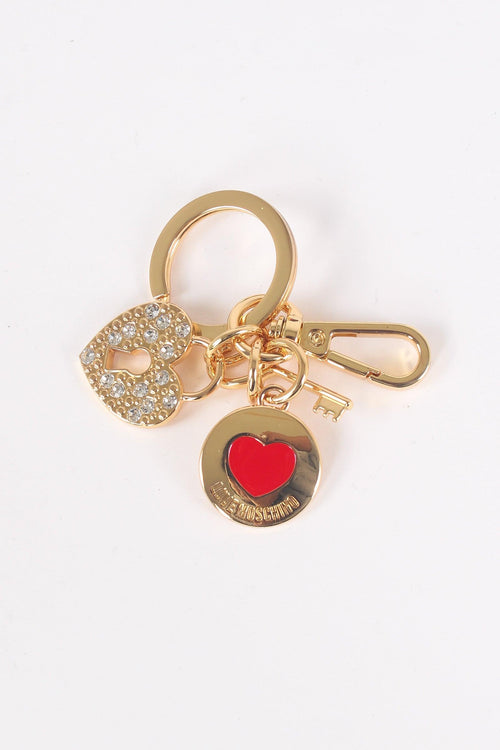Portachiavi Lucchetto Cuore Oro