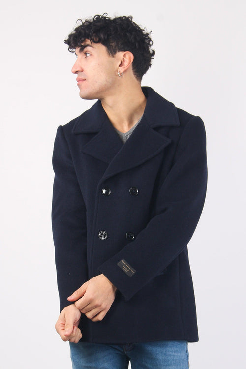 Peacoat Doppiopetto Dark Blue