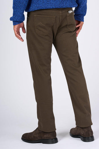 Pantalone Drill Marrone Uomo - 5