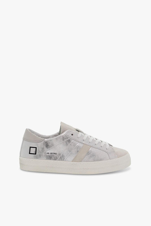 Sneakers HILL LOW STARDUST SILVER in laminato argento