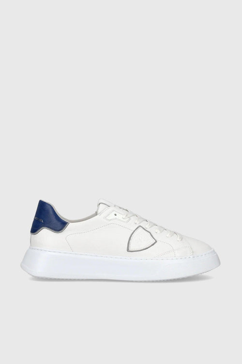 Sneaker Temple West Pelle Bianco/Blu - 1