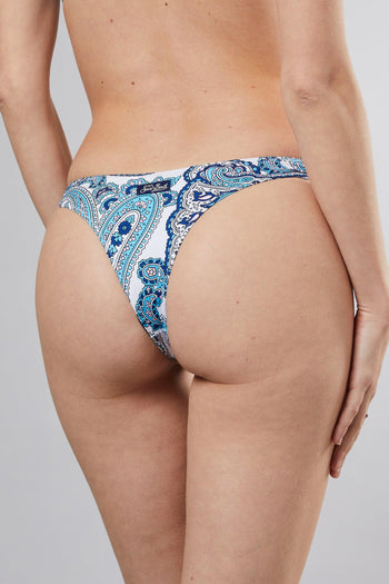 Saint Barth V Brazilian Bottom Azzurro Donna - 3