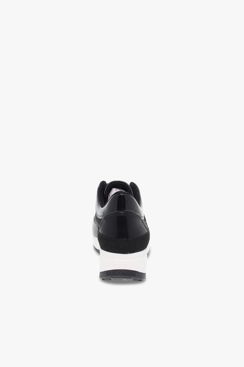 Sneakers AGILE AUDREY in pelle e tessuto nero - 2