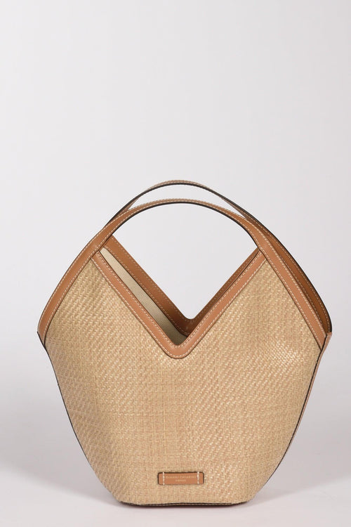 Borsa Anfora Beige/beige Scuro Donna