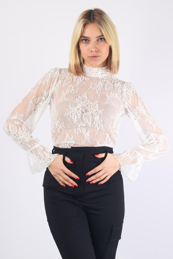 Blusa Pizzo Bianco - 4