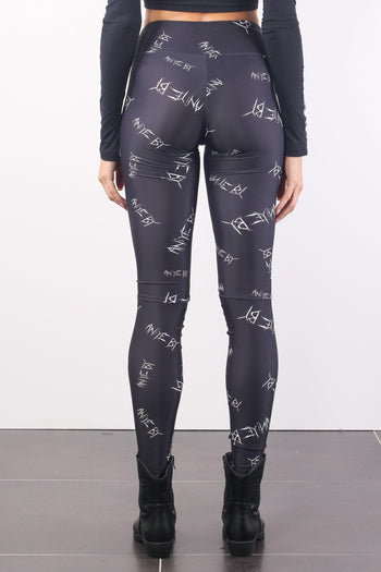 Leggings Lycra Scritta Black Logo - 3