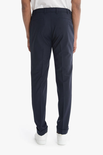 Pantalone Blu Uomo Retro - 3