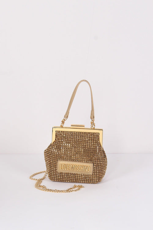 Borsa Cup Strass Metallo Oro - 1