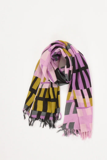 Sciarpa Stampata Multicolor Donna - 2