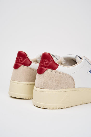 Medalist Low Wom Leatsuede Rosso Donna - 8