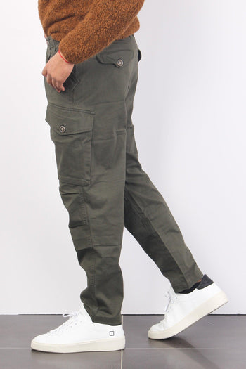 Pantalone Cotone Tasconato Military - 4