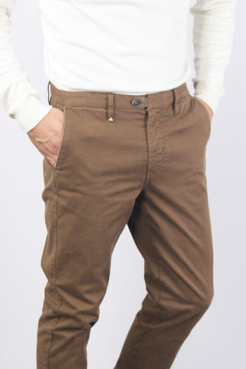 Pantalone Chino Tricot Biscotto - 5