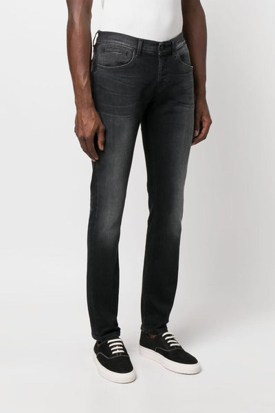 Jeans Nero Uomo