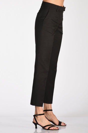 Pantalone Dritto Nero Donna - 4