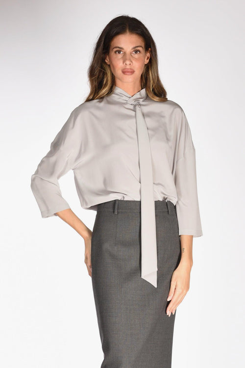 Camicia Scialle Grigio Donna