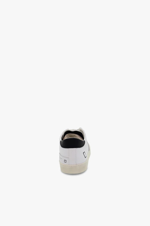 Sneakers HILL LOW CALF in pelle e camoscio bianco e nero - 2