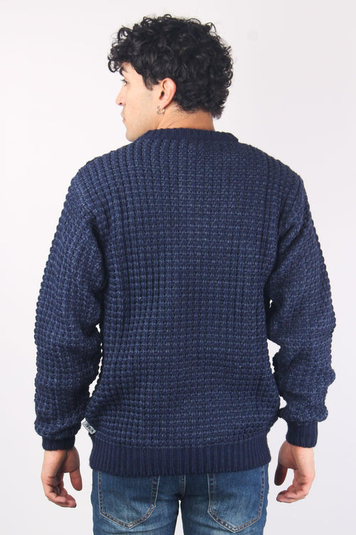 Girocollo Pannocchia Bicolore Blu/denim - 2