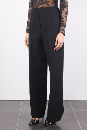 Pantalone Palazzo Elastico Nero - 3