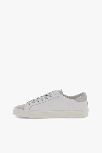 Sneakers HILL LOW VINTAGE CALF WHITE in pelle e camoscio bianco - 3