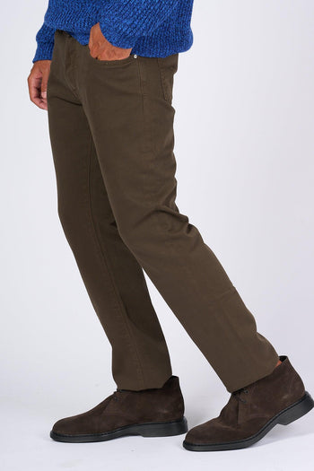 Pantalone Drill Marrone Uomo - 4