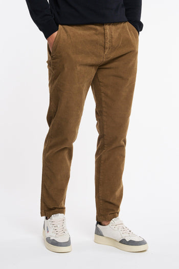 Prince Denim Pantalone Chinos Marrone Uomo - 3