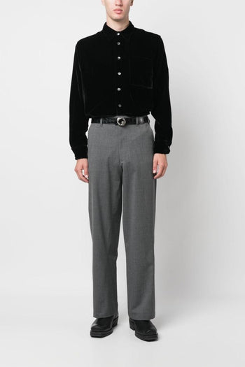 Pantalone Grigio Uomo Sartoriale Gamba Dritta - 2