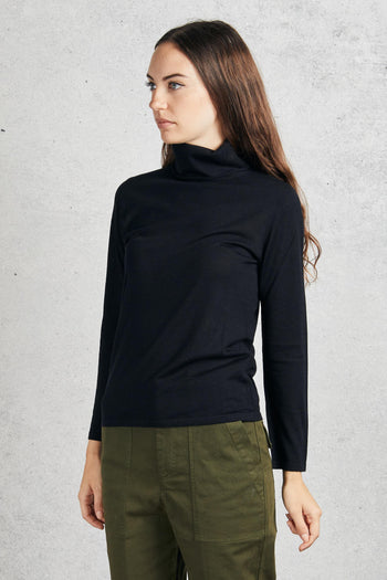 Maglia Dolcevita Nero Donna - 3