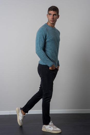 Maglia Girocollo Azzurro Uomo - 3
