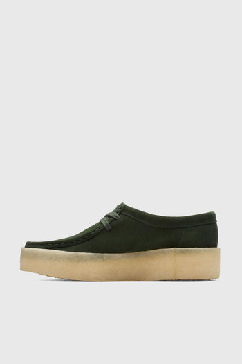 Clarks Wallabee Cup Scarpe in Pelle Verde Scuro - 8