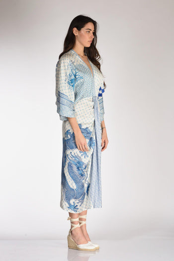 Abito Sophia Azzurro/bianco Donna - 4