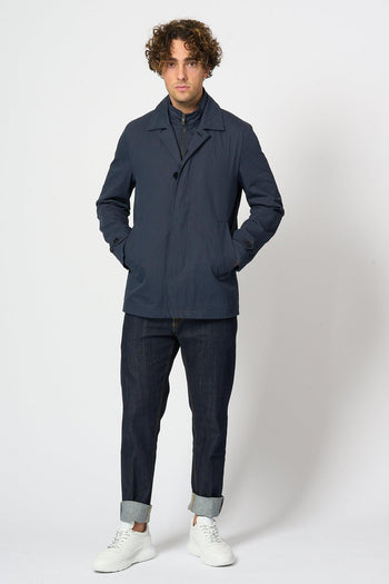 Morning Coat Corto Blu Uomo - 8