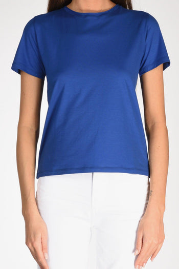 Tshirt Girocollo Bluette Donna - 3