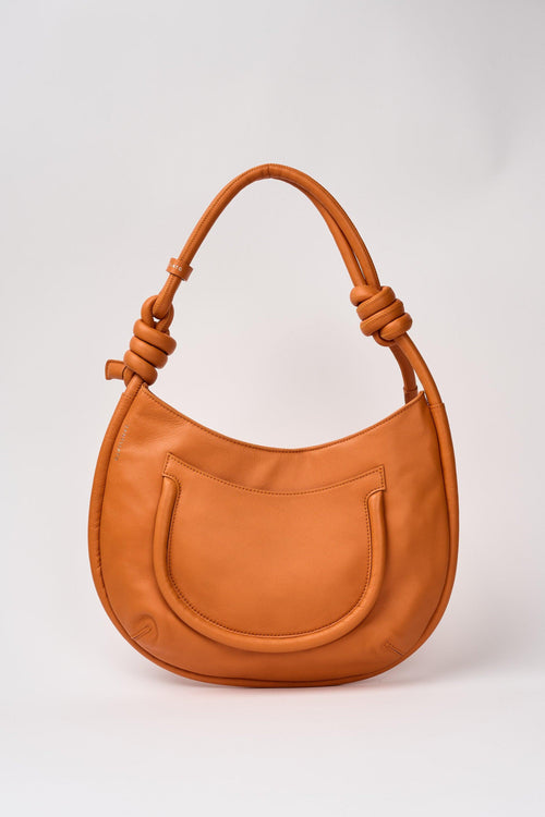 Borsa Demi Piuma Knot S Arancione