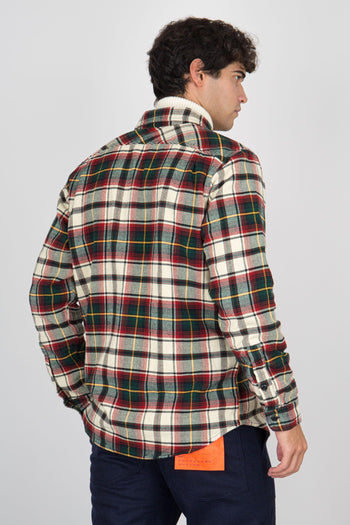 Camicia Work Vintage Flannel Sabbia Uomo - 4