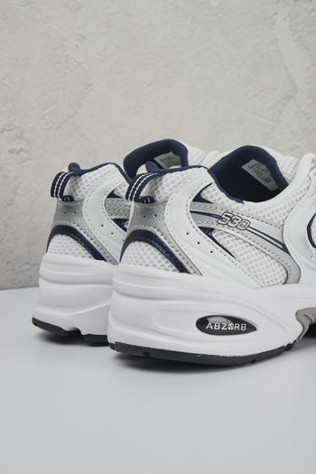 Sneakers 530 Mesh/Pelle Bianco - 5